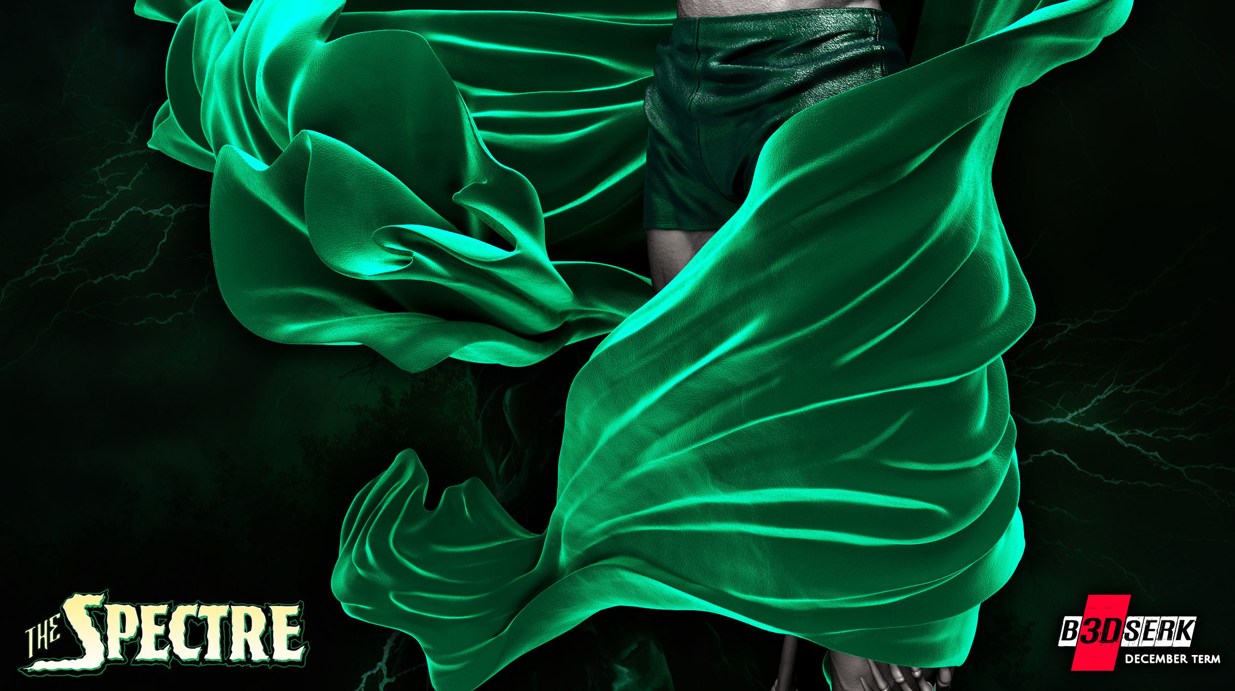 B3DSERK December term 2022 Spectre Sculpture ready for printing 3D print model_9