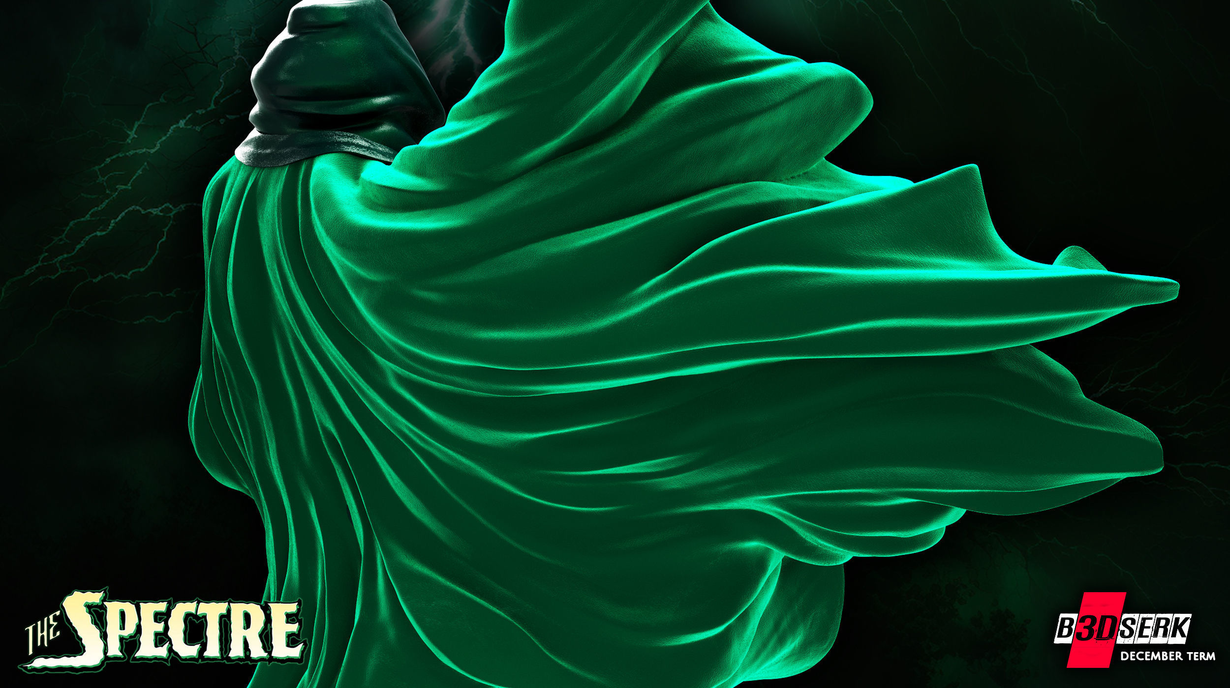 B3DSERK December term 2022 Spectre Sculpture ready for printing 3D print model_7