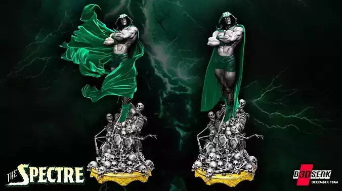 B3DSERK December term 2022 Spectre Sculpture ready for printing