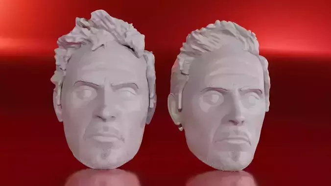 Tony Stark-Iron Man Head Free 3D print model