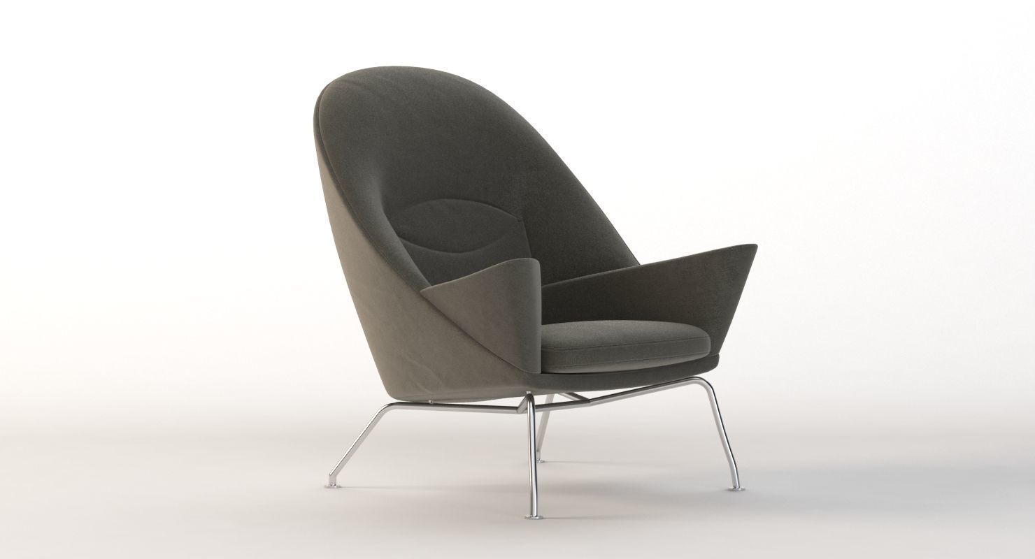 Ch468 Oculus Armchair Carl Hansen And Son By Hans J Wegner 3D model_3