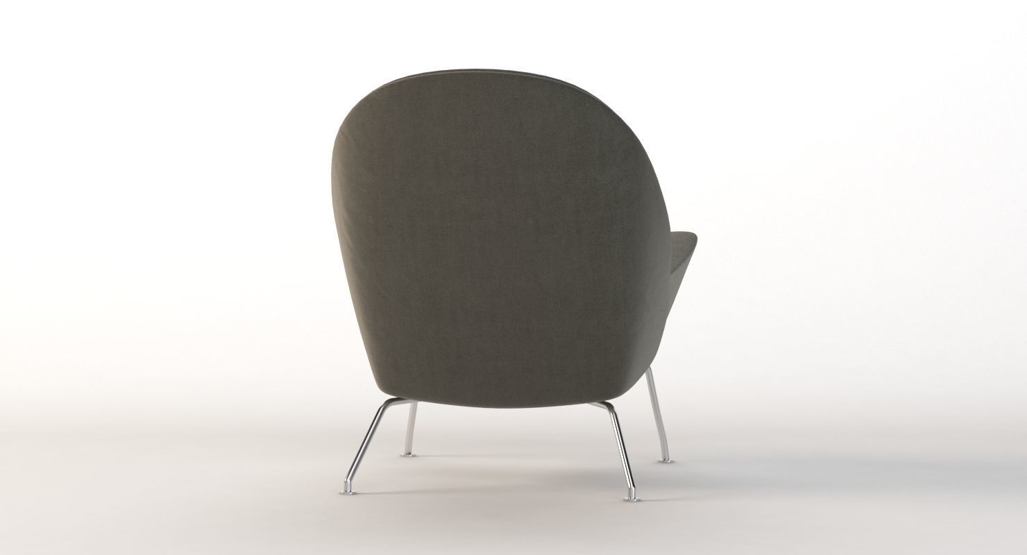 Ch468 Oculus Armchair Carl Hansen And Son By Hans J Wegner 3D model_5