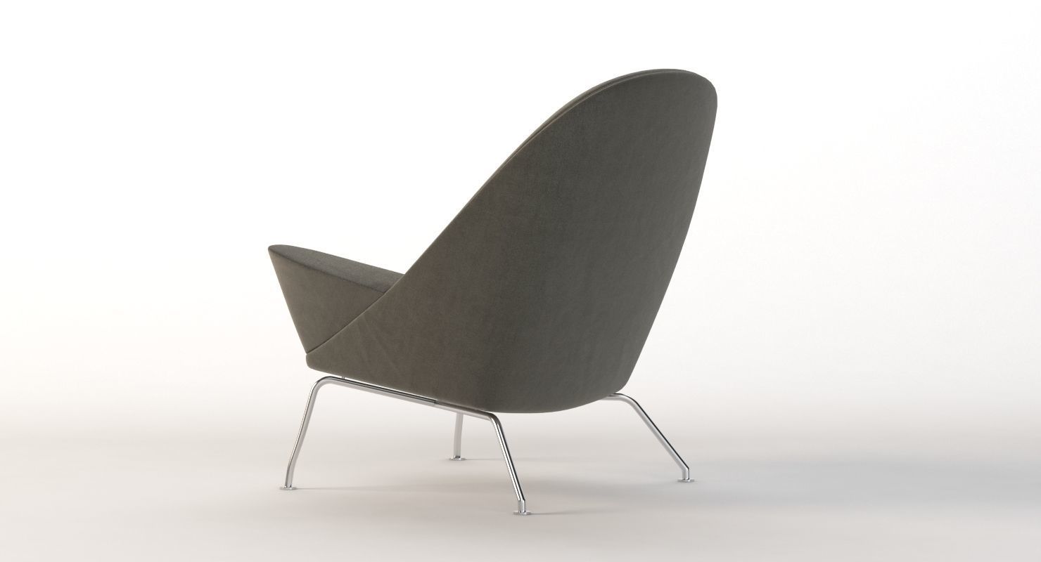 Ch468 Oculus Armchair Carl Hansen And Son By Hans J Wegner 3D model_6