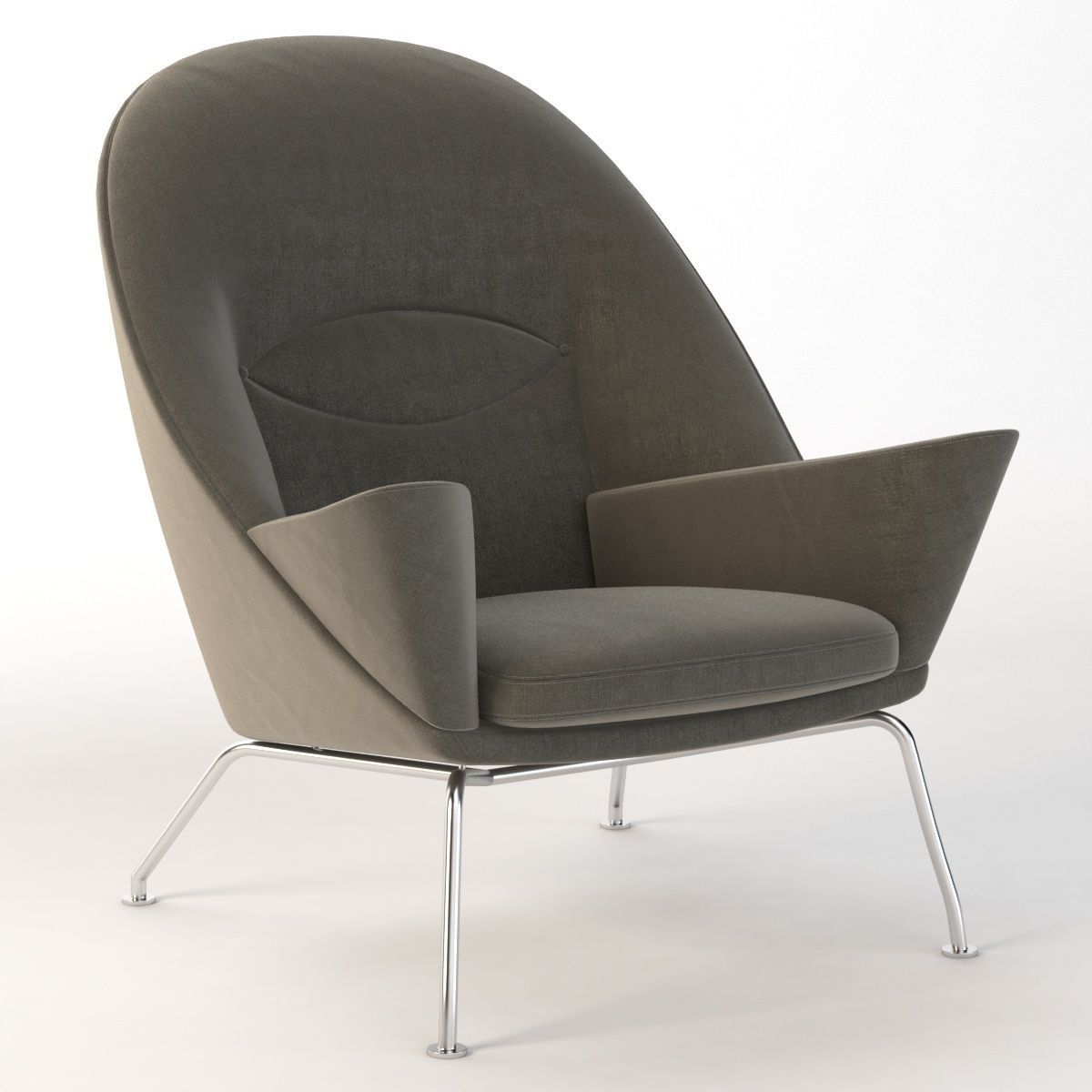 Ch468 Oculus Armchair Carl Hansen And Son By Hans J Wegner 3D model_1