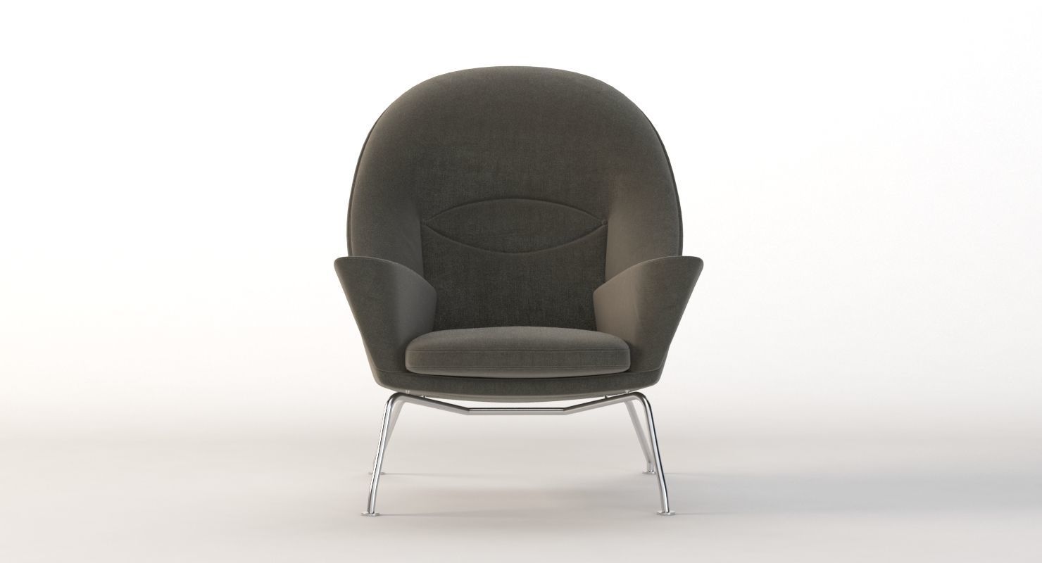 Ch468 Oculus Armchair Carl Hansen And Son By Hans J Wegner 3D model_8
