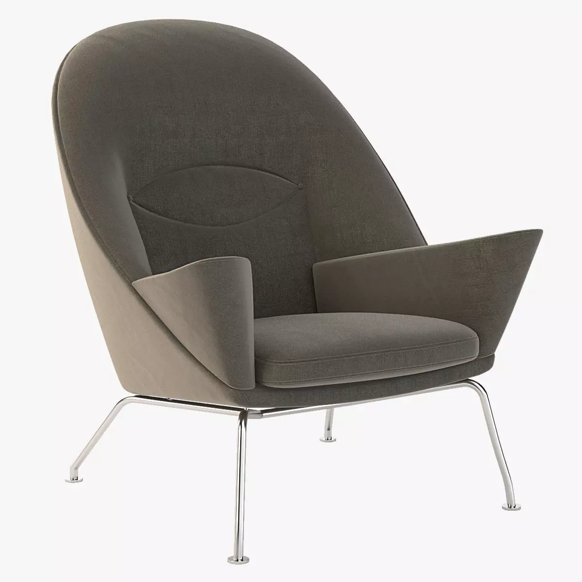 Ch468 Oculus Armchair Carl Hansen And Son By Hans J Wegner 3D model_0