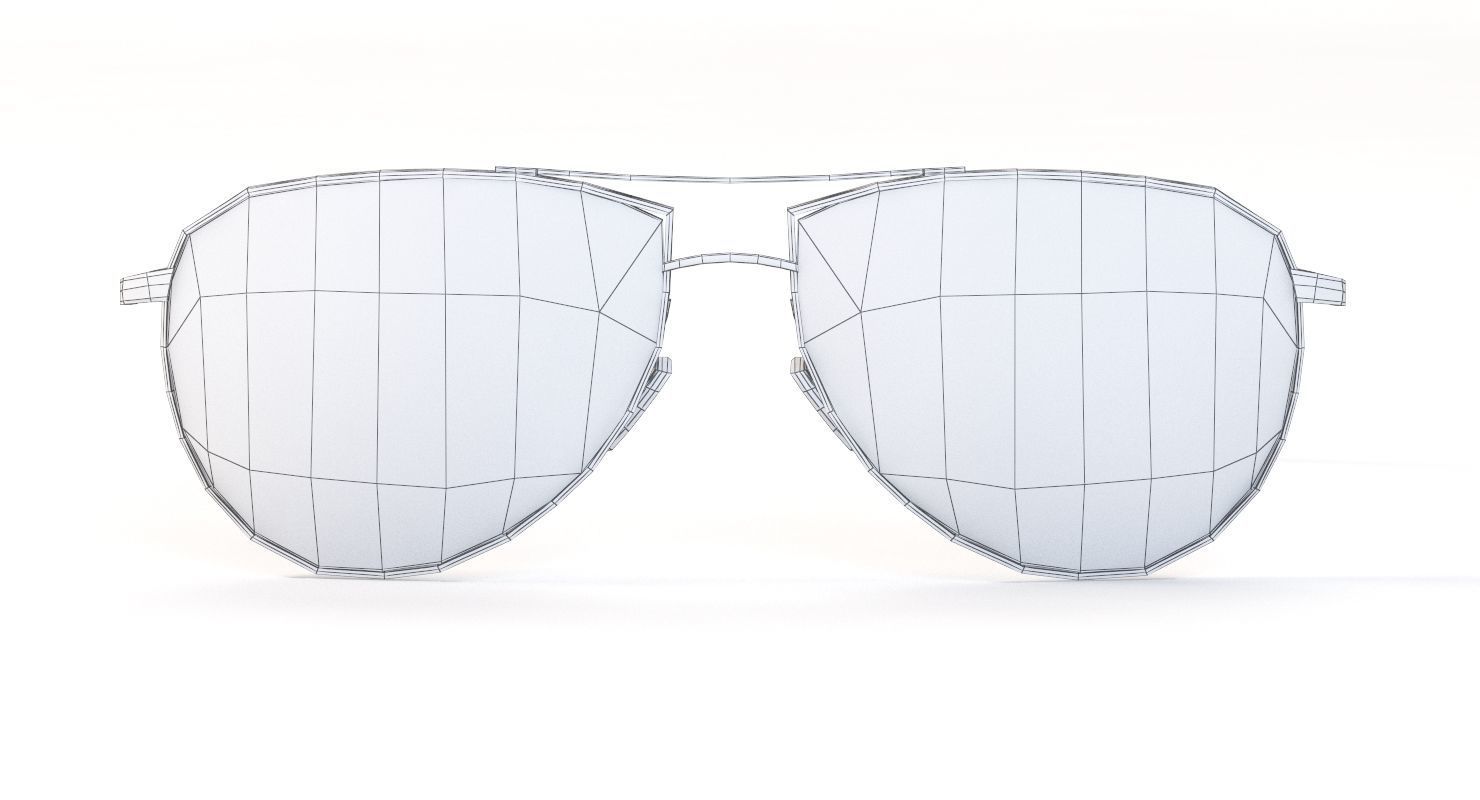 Benedict G 15 Polar Glass by Oliver Peoples 3D model_9
