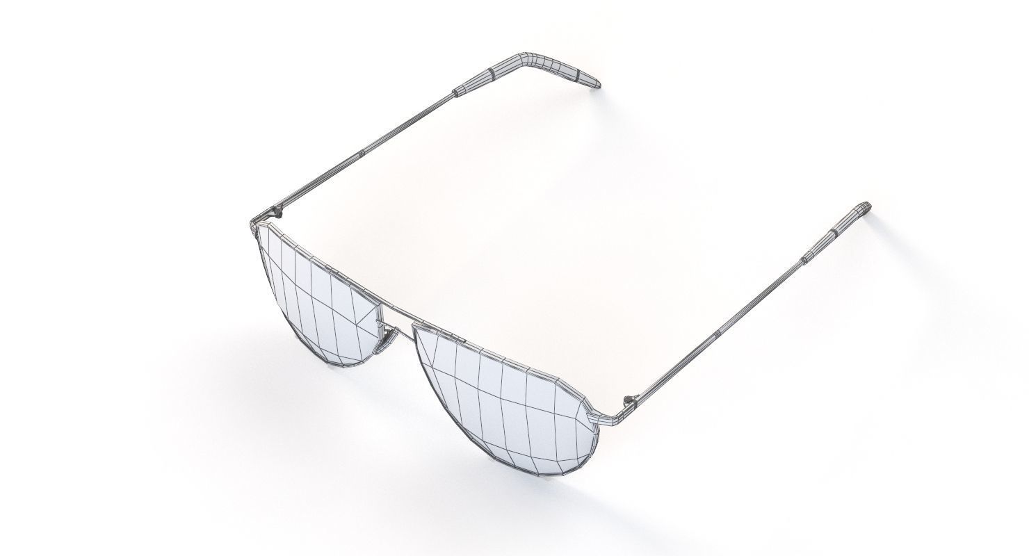 Benedict G 15 Polar Glass by Oliver Peoples 3D model_10