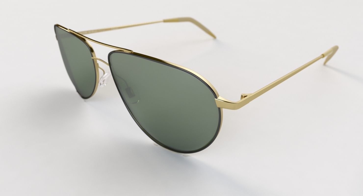 Benedict G 15 Polar Glass by Oliver Peoples 3D model_2