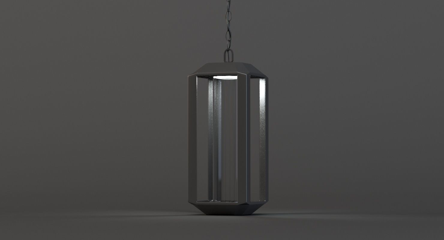 Artcraft Wexford Leaf Led Outdoor Hanging Light 3D model_5