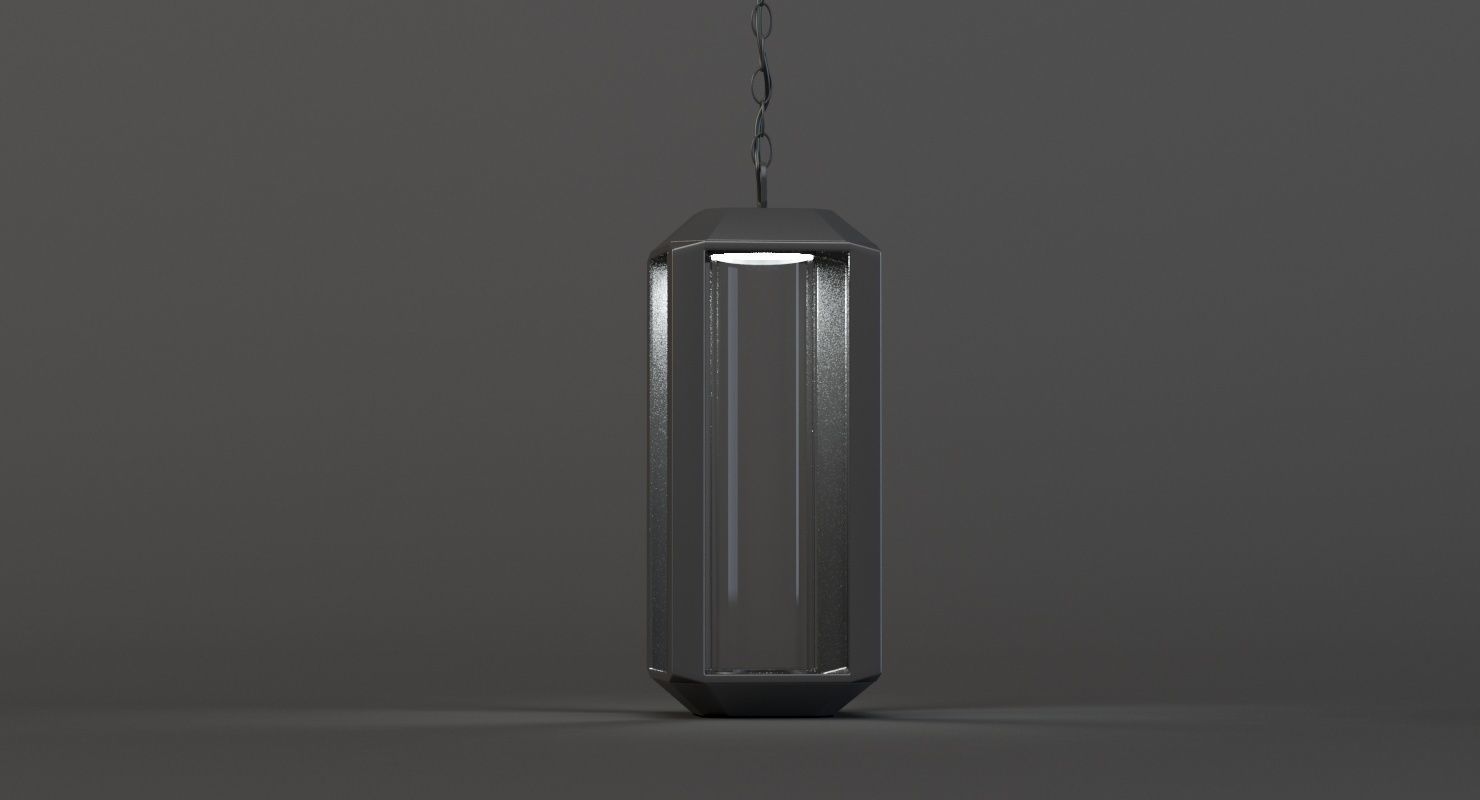 Artcraft Wexford Leaf Led Outdoor Hanging Light 3D model_7