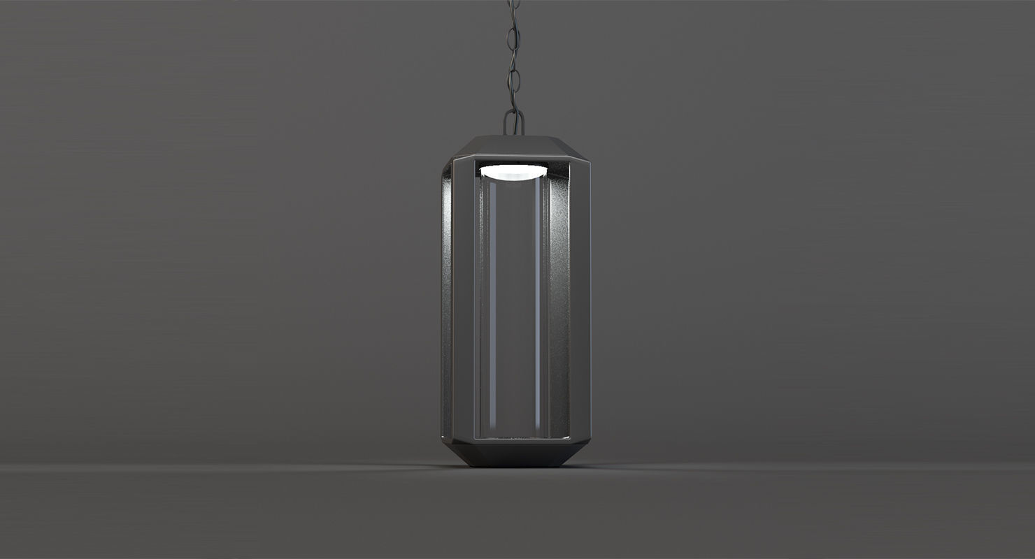 Artcraft Wexford Leaf Led Outdoor Hanging Light 3D model_1