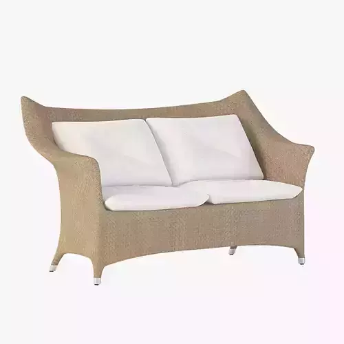 Amari Vita Rattan Sofa 2 Seat By Janice Feldman