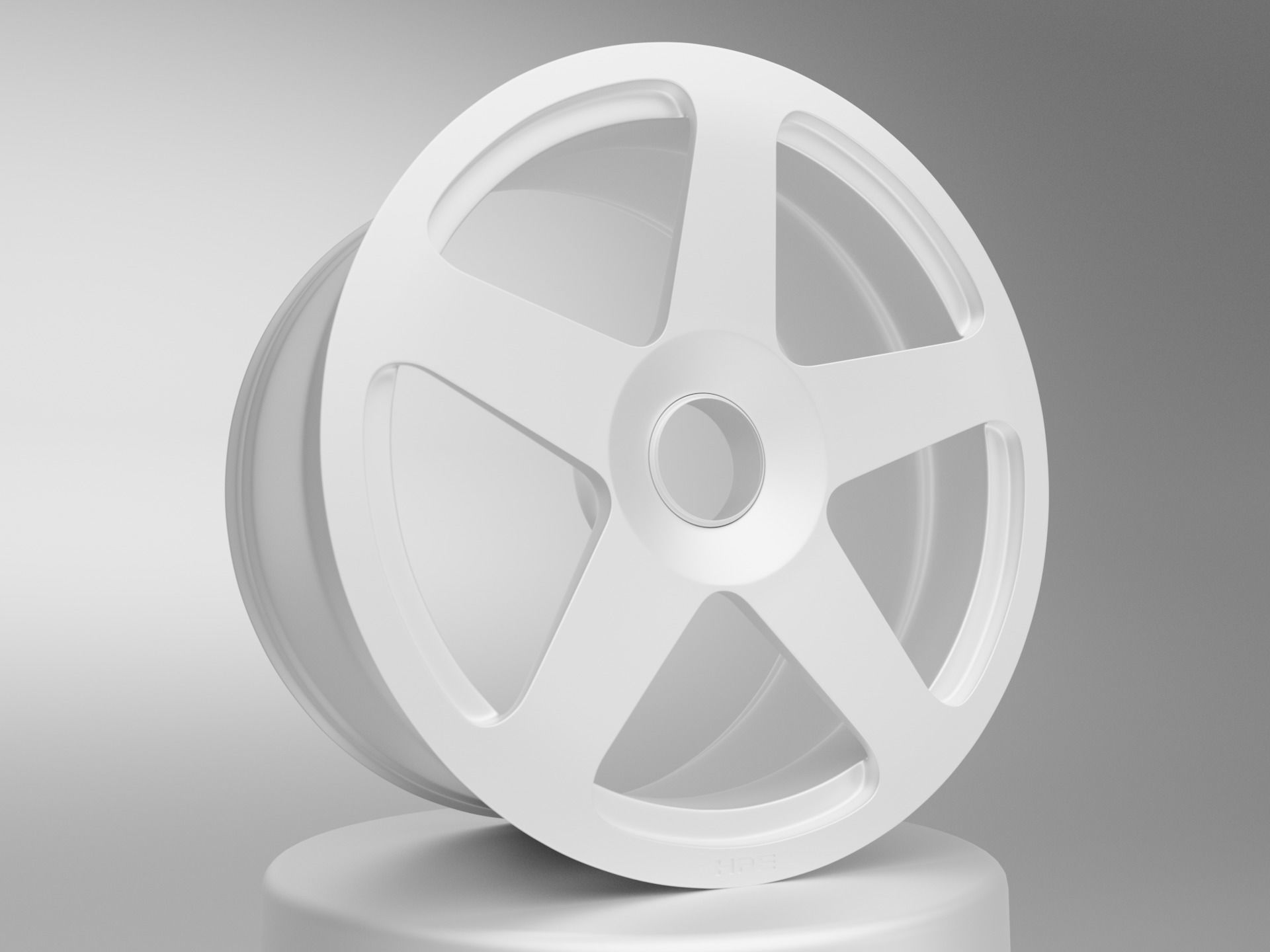 HRE 305M Monoblock Centre Lock Rim 3D model_11