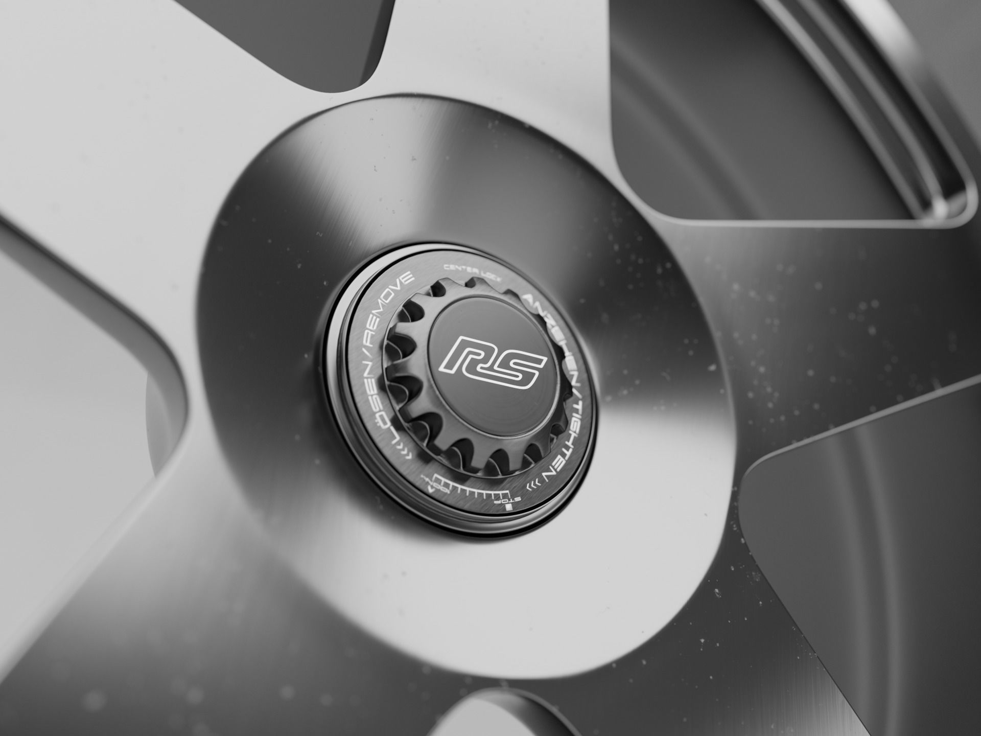 HRE 305M Monoblock Centre Lock Rim 3D model_2