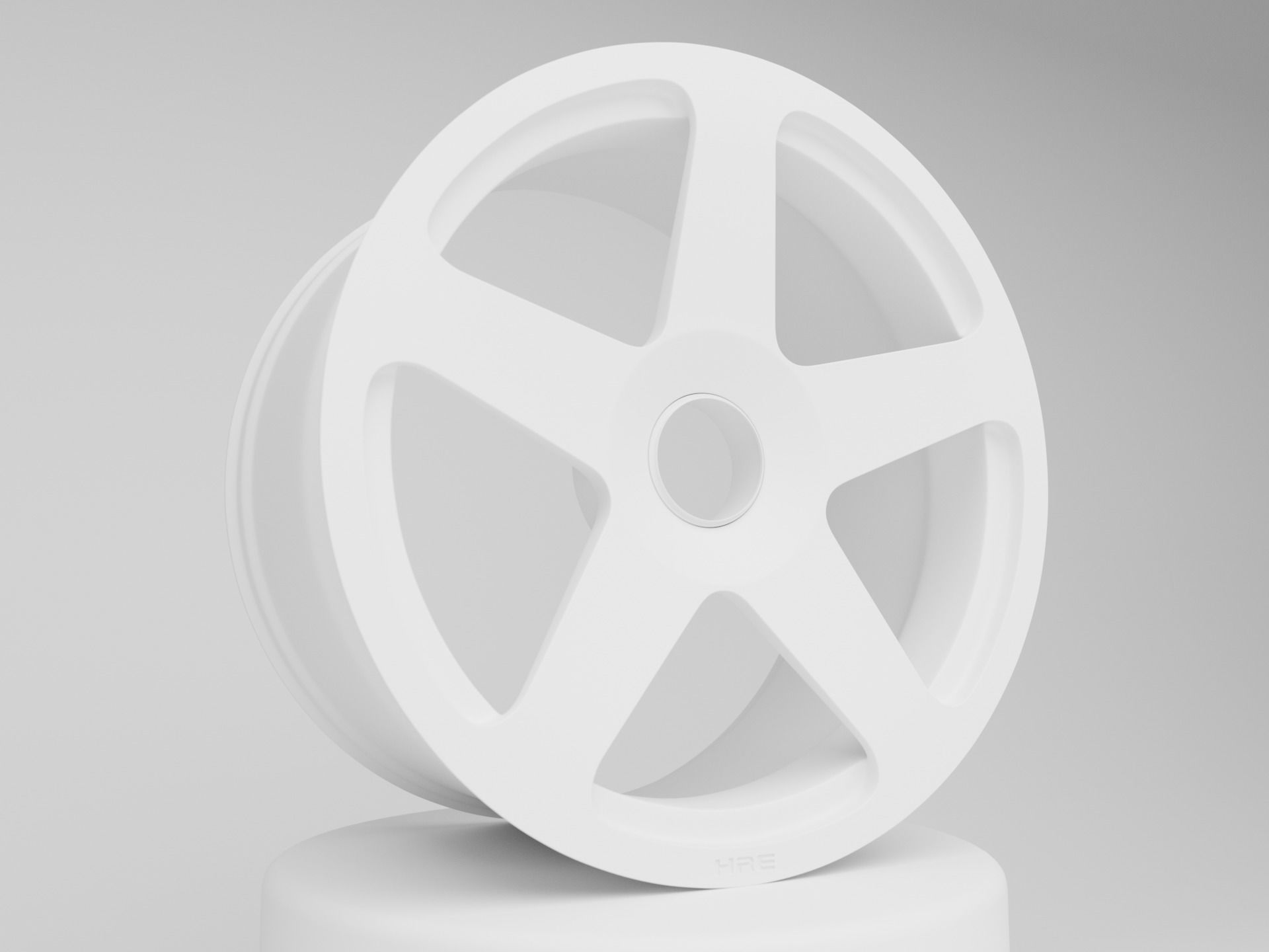 HRE 305M Monoblock Centre Lock Rim 3D model_10