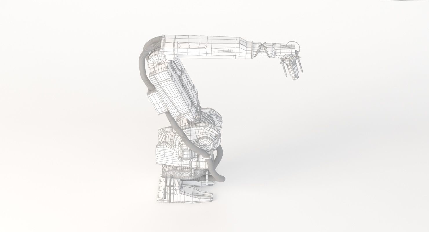 ABB Robotics Irb 5400 6-Axis 7-Axis Painting Articulated Robot 3D model_10