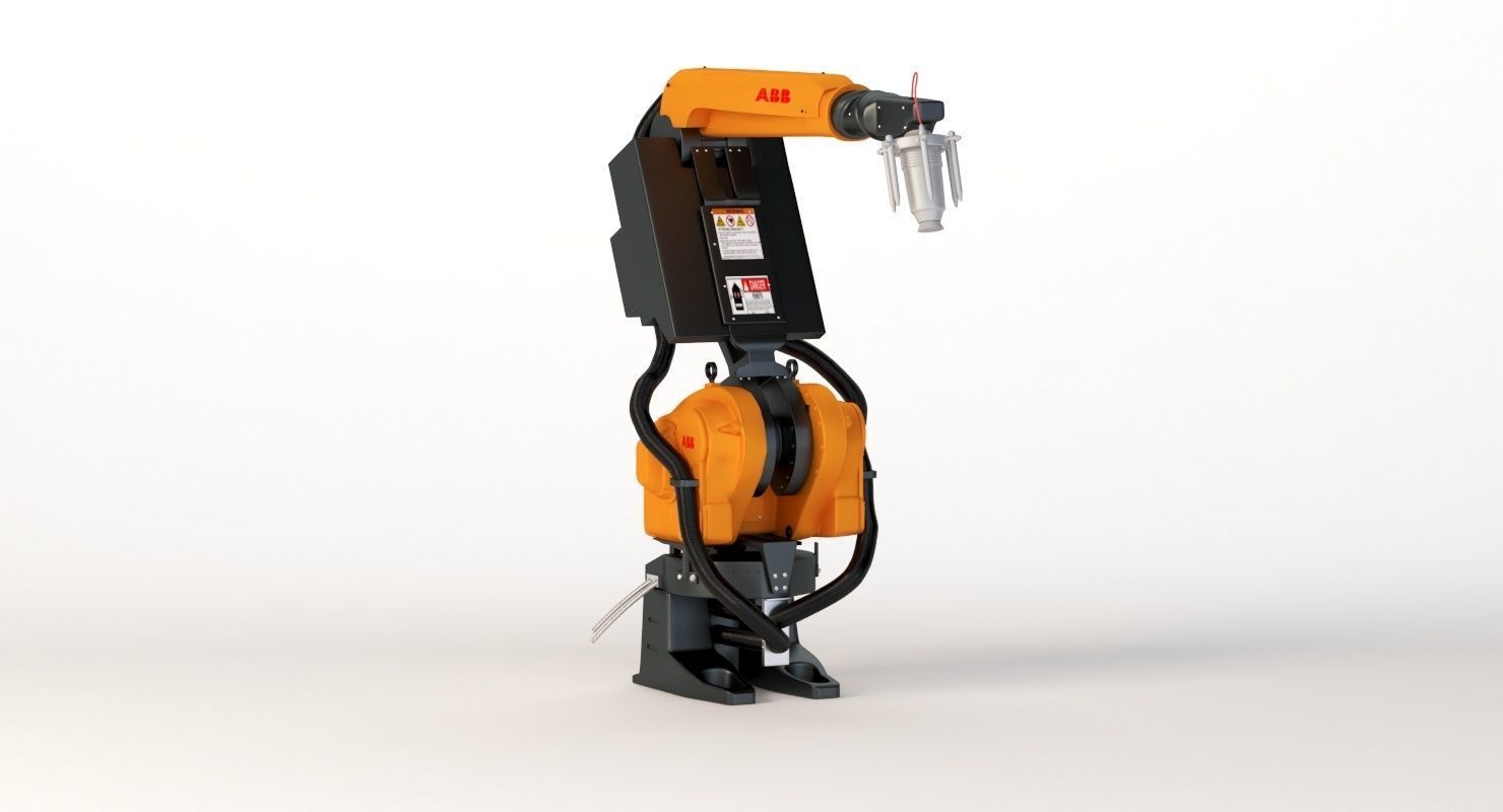 ABB Robotics Irb 5400 6-Axis 7-Axis Painting Articulated Robot 3D model_6