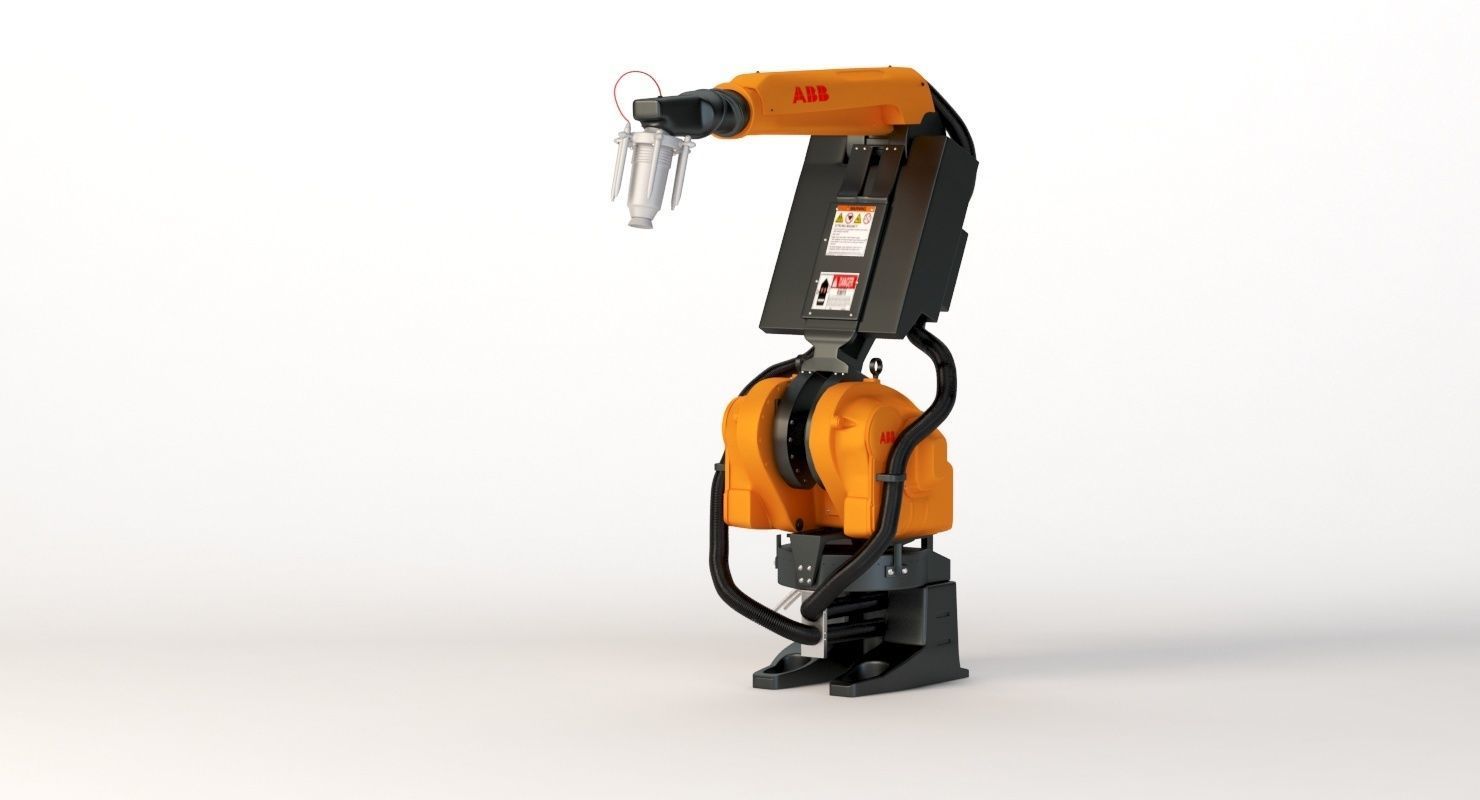 ABB Robotics Irb 5400 6-Axis 7-Axis Painting Articulated Robot 3D model_5