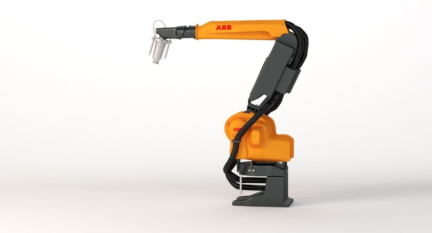 ABB Robotics Irb 5400 6-Axis 7-Axis Painting Articulated Robot 3D model_4
