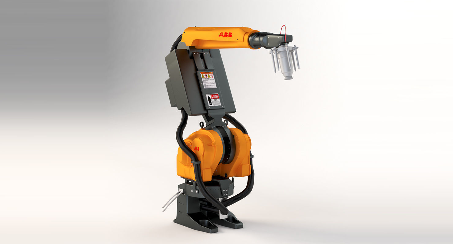 ABB Robotics Irb 5400 6-Axis 7-Axis Painting Articulated Robot 3D model_8