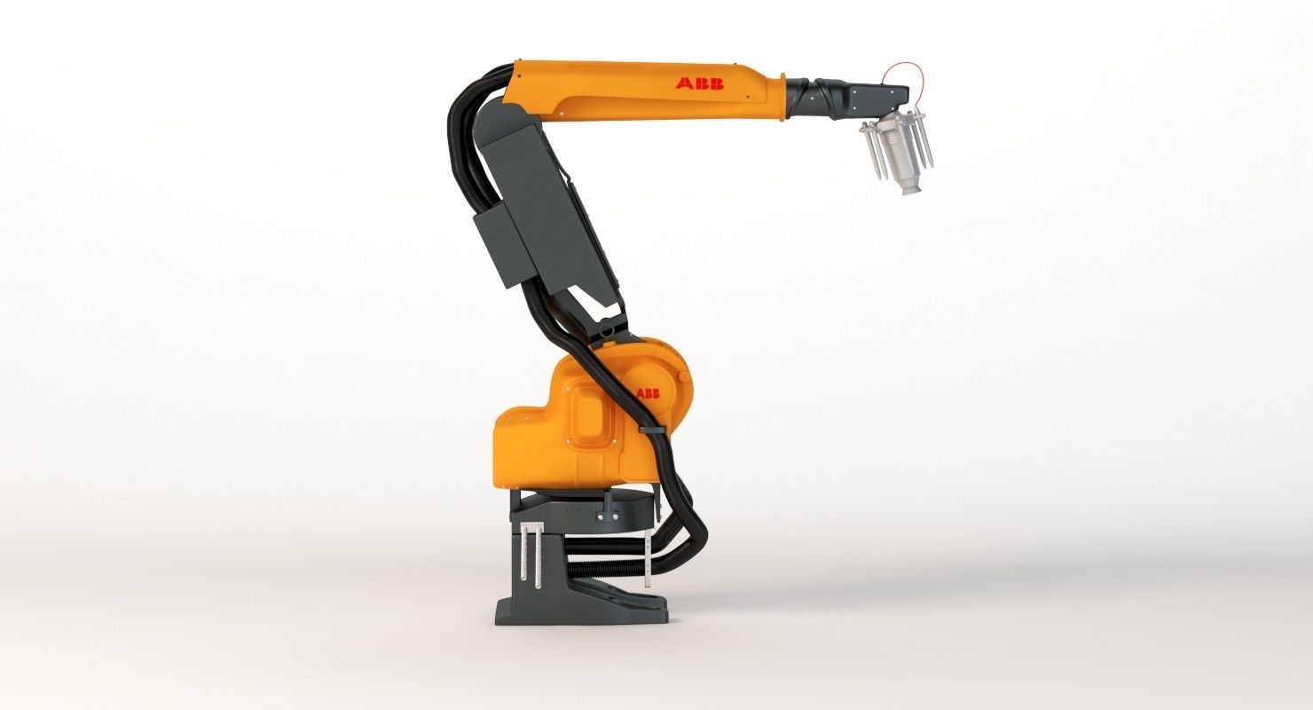 ABB Robotics Irb 5400 6-Axis 7-Axis Painting Articulated Robot 3D model_1