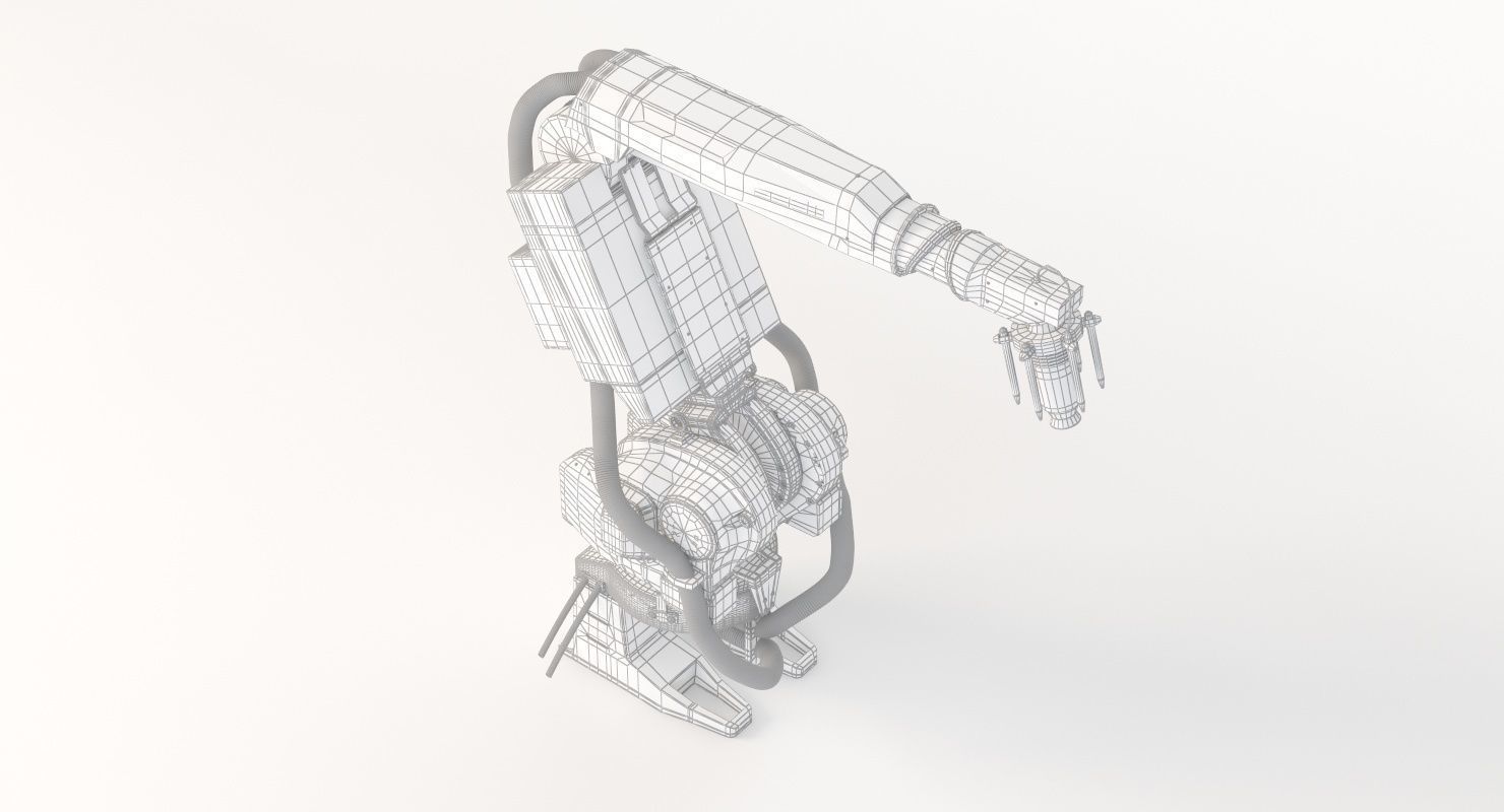 ABB Robotics Irb 5400 6-Axis 7-Axis Painting Articulated Robot 3D model_11