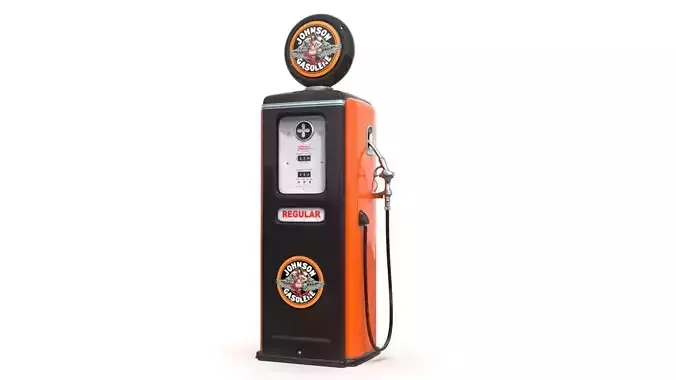 Vintage JOHNSON Gas Pump 1948