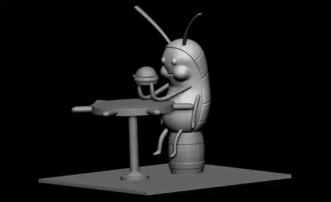cucaracha bob esponja - Modelo de impresion 3D 3D print model