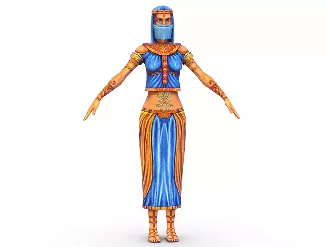 Arab dancer in national costume