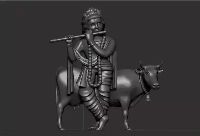 Lord Krishna 3D print model