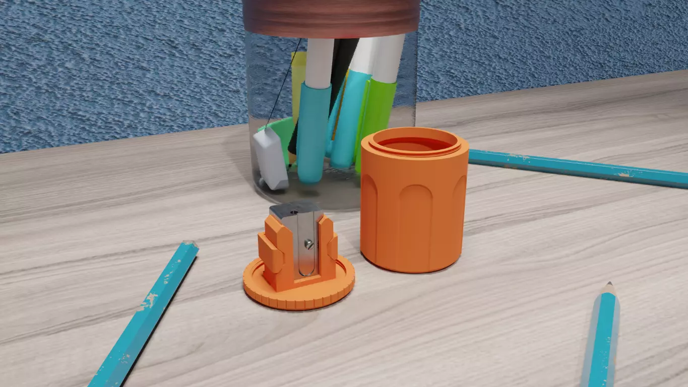 Pencil Sharpener Attachment Free 3D print model