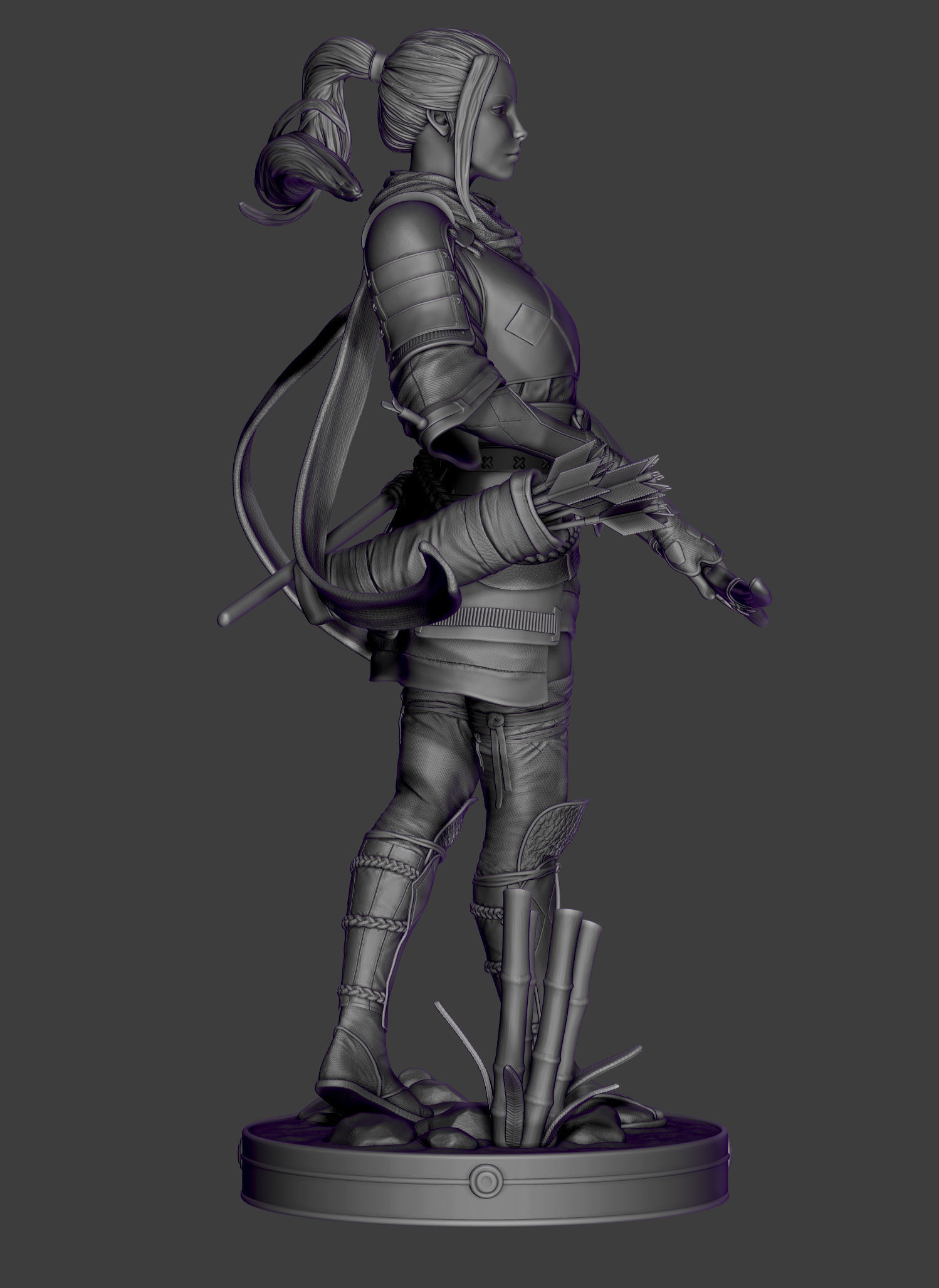 POWER RANGER PINK SAMURAI - SHOGUN 3D print model_2