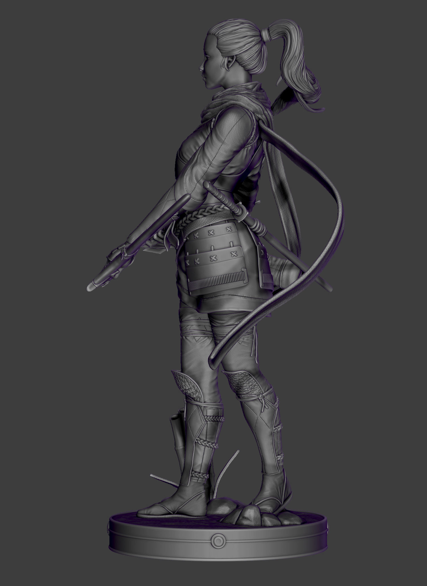 POWER RANGER PINK SAMURAI - SHOGUN 3D print model_3