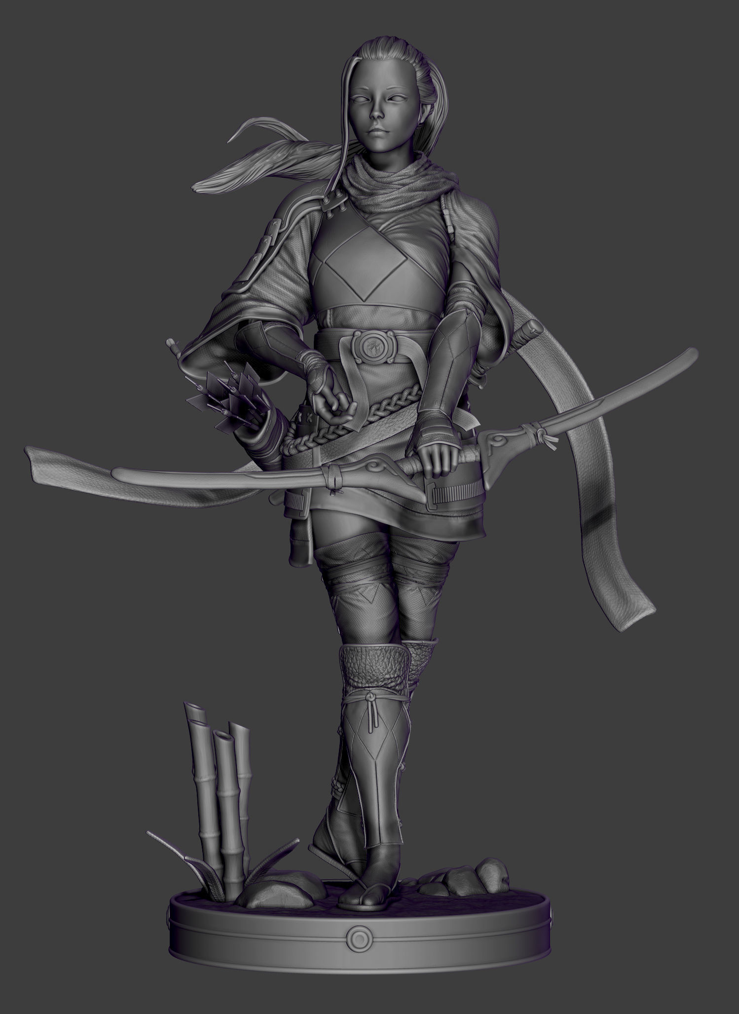 POWER RANGER PINK SAMURAI - SHOGUN 3D print model_4