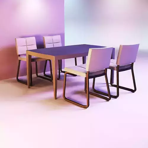 Barbie table and chairs 