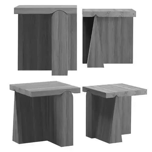 GEO side table by Delcourt Collection