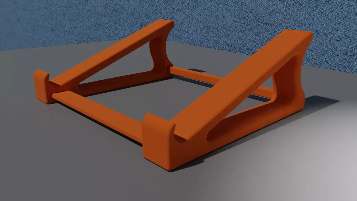Laptop Stand Free 3D print model_0