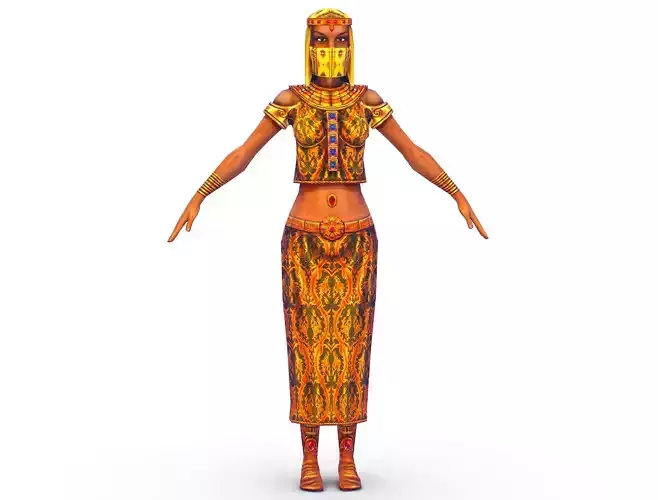 Arab dancer in national costume