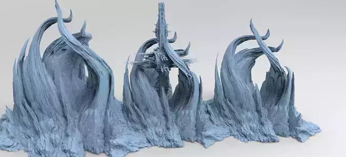 Spiral Mountain Structures 