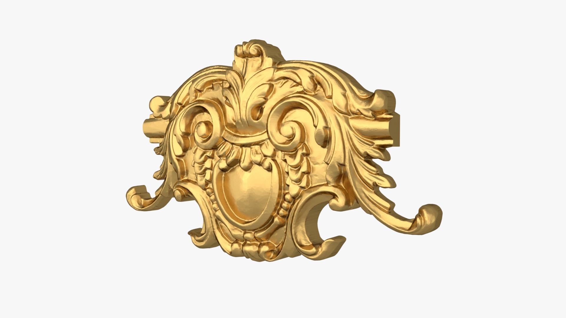 Classic decor ornament 232 3D model_2
