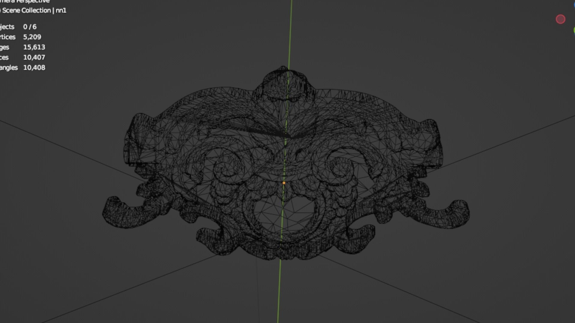 Classic decor ornament 232 3D model_5