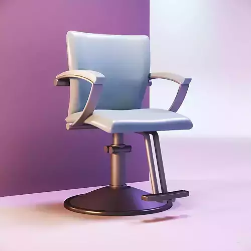 Miniature dollhouse furniture salon chair 