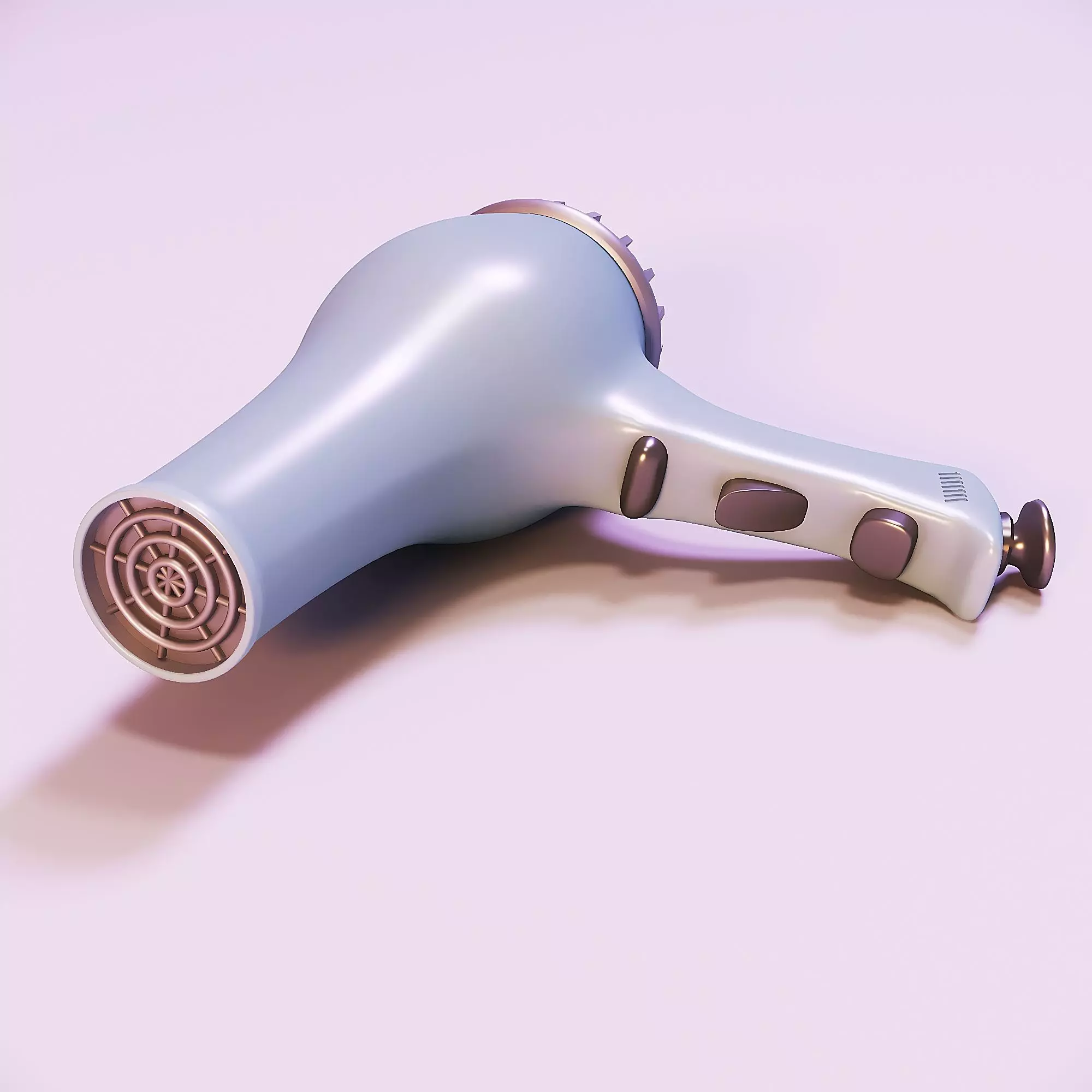 Doll salon hair dryer 3D print model