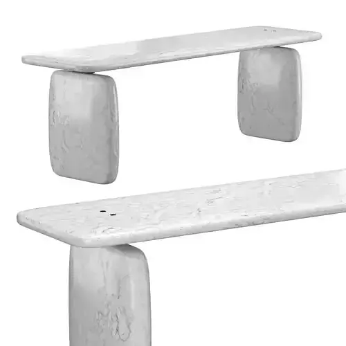ATLAS CARRARA MARBLE BENCH 3D model ATLAS CARRARA MARBLE BENCH 3D model