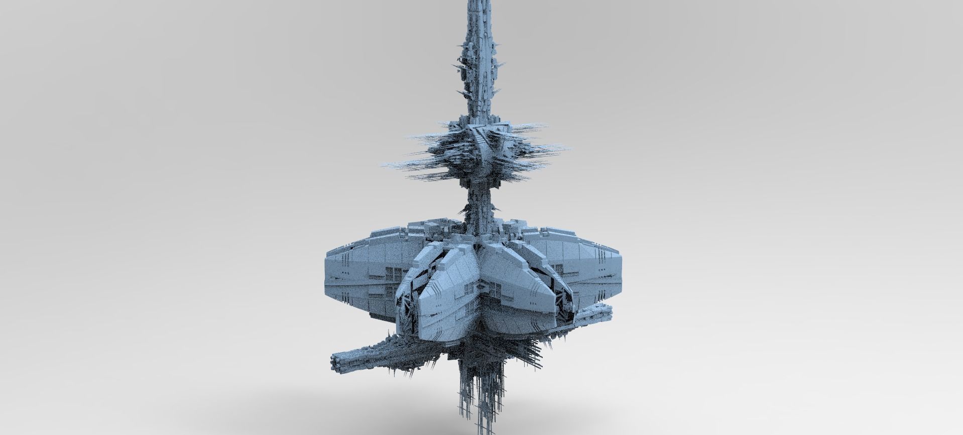 Revolving Gravity generator City 1 3D model_1