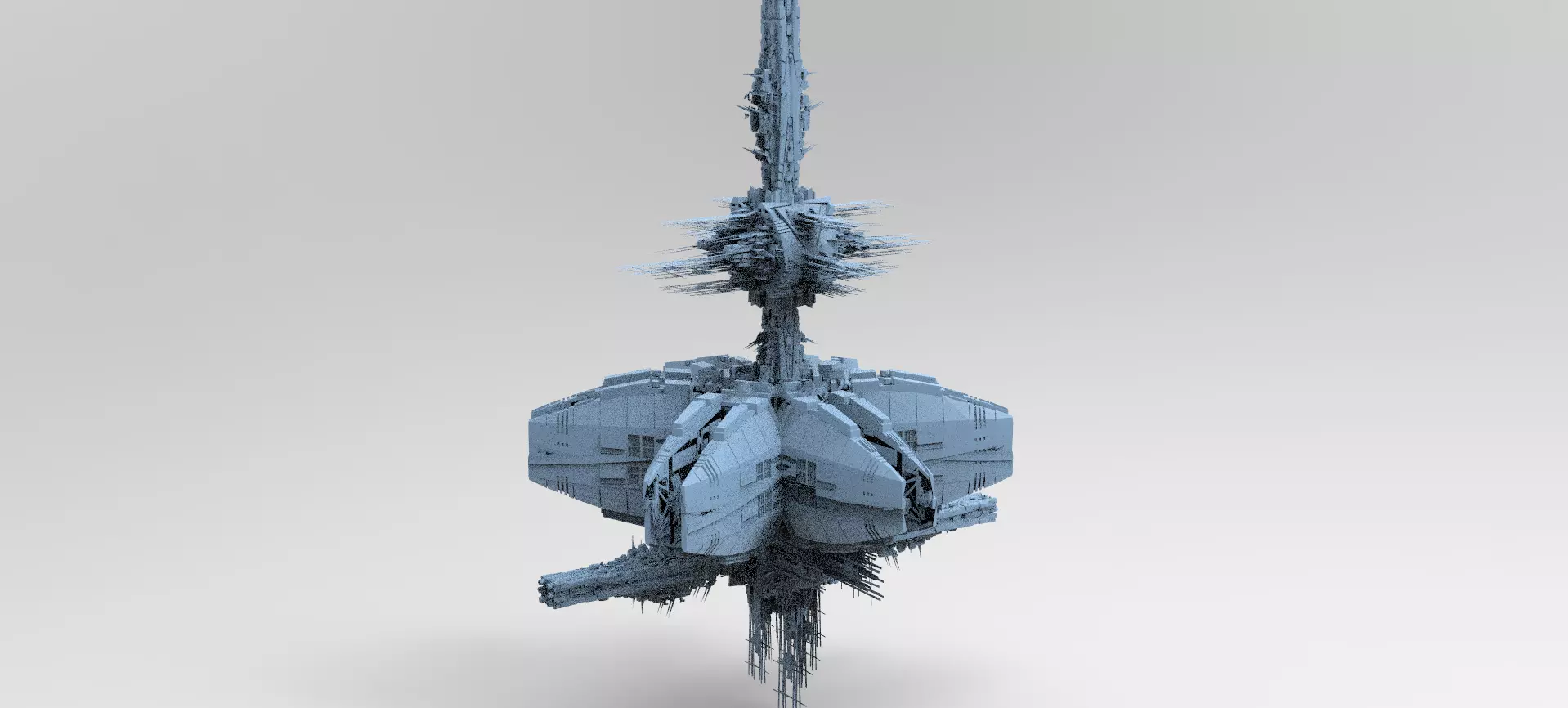 Revolving Gravity generator City 1 3D model_0