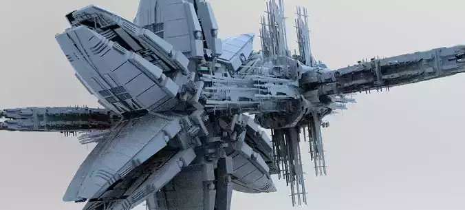 Revolving Gravity generator City 2  3D model