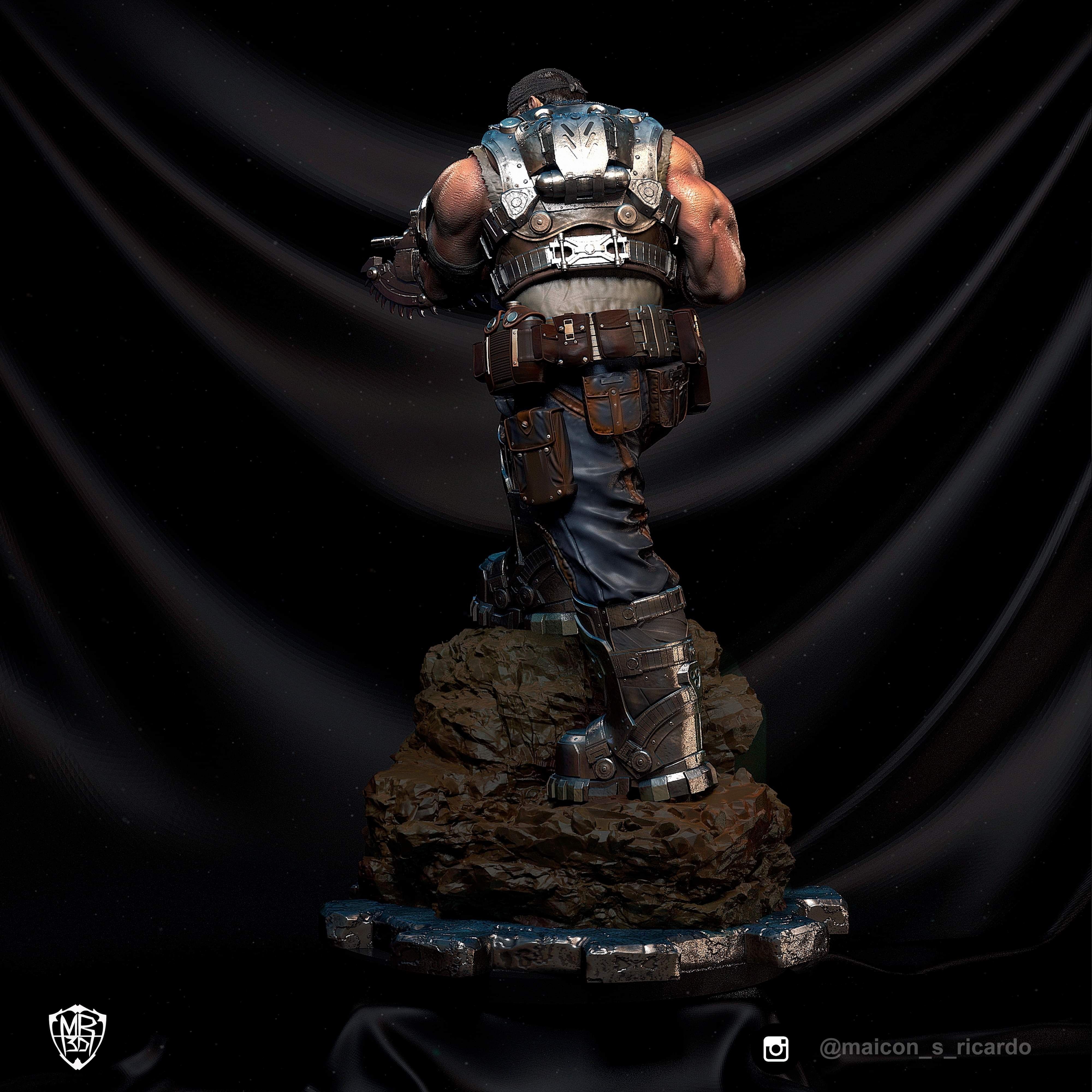 Gears of War Diorama 3D print model_7