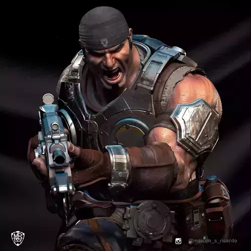 Gears of War Diorama 3D print model